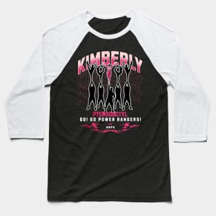 Pink Power Ranger Baseball T-Shirt
